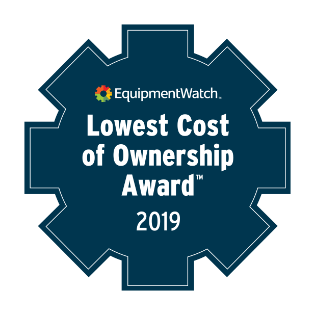 EquipmentWatch Lowest Cost of Ownership Award 2019