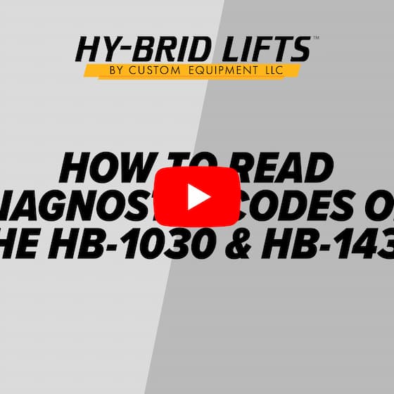 How to Read the Diagnostic Codes on the HB-1030 & HB-1430